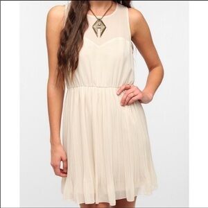 Urban Outfitters Pins and Needles chiffon pleated dress
